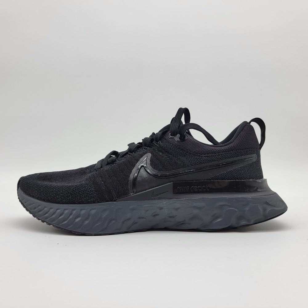 NEW Nike React Inifinity Run Flyknit 2 Black Running Shoes Sneakers